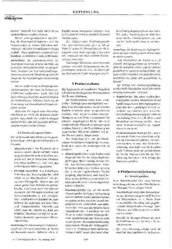 Vorschauseite 2: Hygienisch-mikrobiologische Überprüfung von flexiblen Endoskopen nach ihrer Aufbereitung