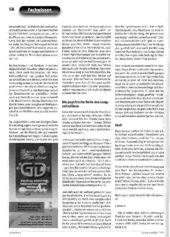 Vorschauseite 3: Langzeitstillen