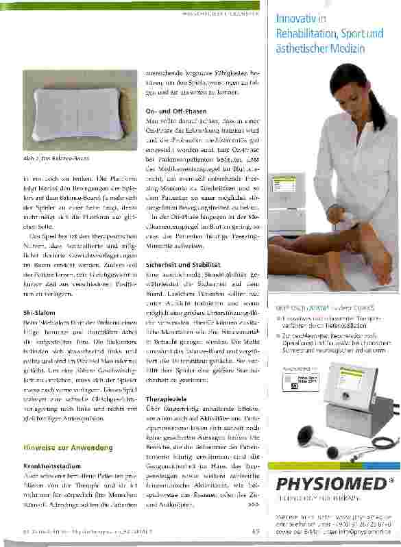 Vorschauseite 2: Videospiel-Konsole bei Parkinsonpatienten