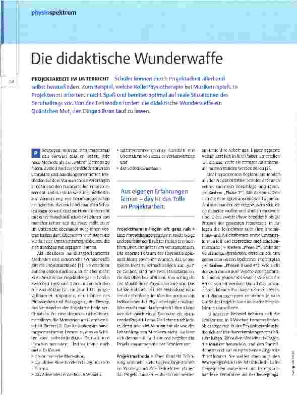 Vorschauseite 1: Die didaktische Wunderwaffe