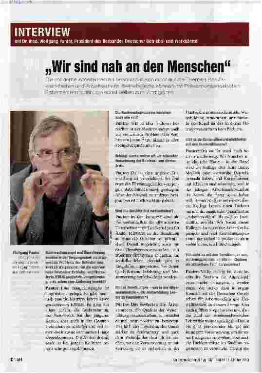 Vorschauseite 1: „Wir sind nah an den Menschen