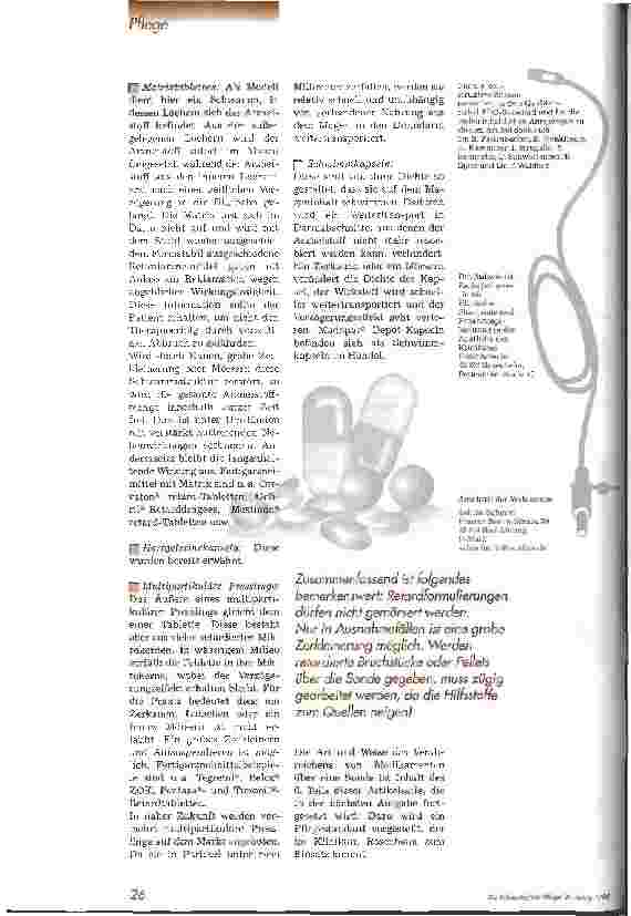 Vorschauseite 5: Erklärungsbedürftige Applikationsformen Teil 5: Applikation von Medikamenten über Ernährungssonden
