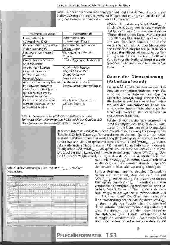 Vorschauseite 6: Rechnerunterstützte Dienstplanung in der Pflege