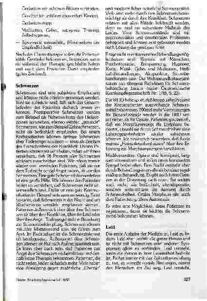 Vorschauseite 3: Supportivbetreuung bei Krebspatienten