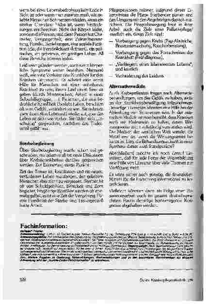 Vorschauseite 4: Supportivbetreuung bei Krebspatienten