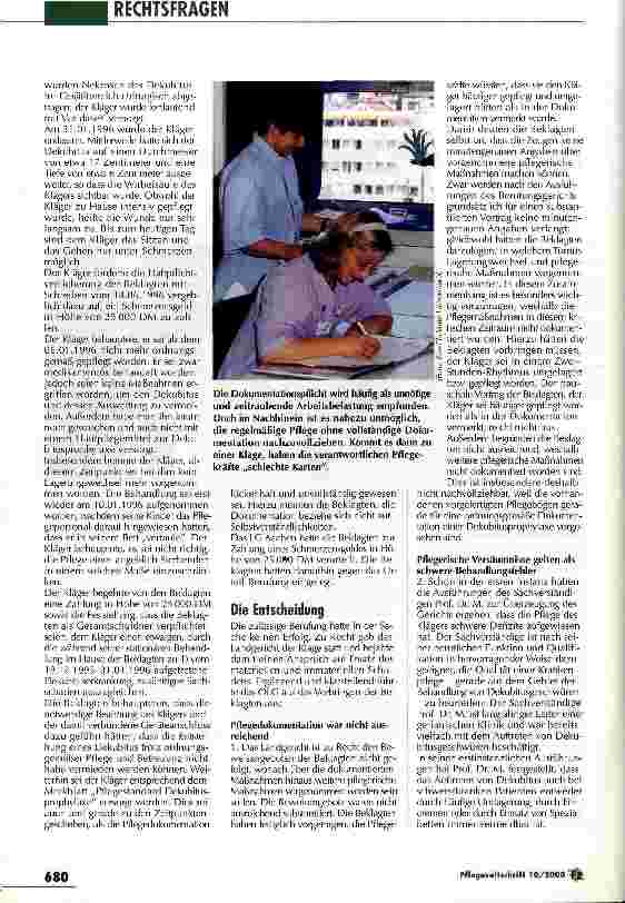 Vorschauseite 2: Dekubitus sind immer vermeidbar