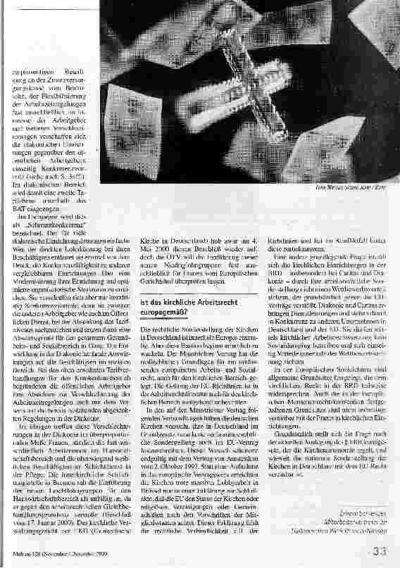 Vorschauseite 4: Halleluja reicht nicht Die Kirche als besonderer Arbeitgeber