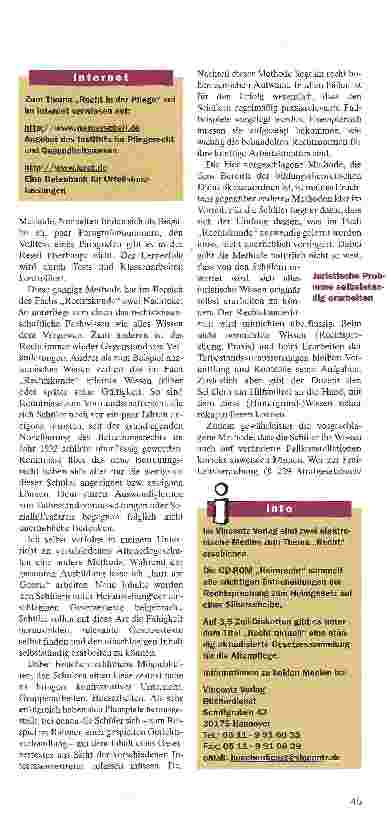 Vorschauseite 2: Das Kreuz mit den Paragrafen Ausbildung