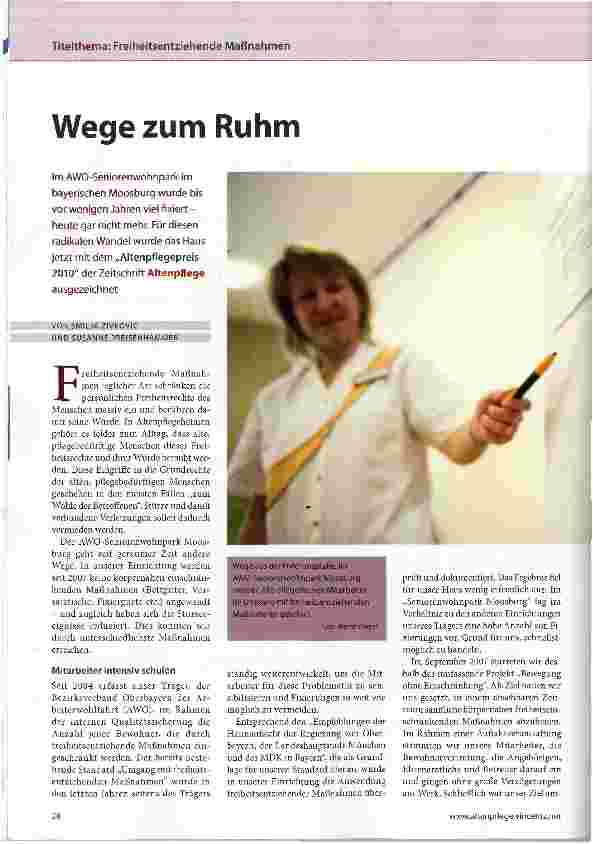 Vorschauseite 1: Wege zum Ruhm