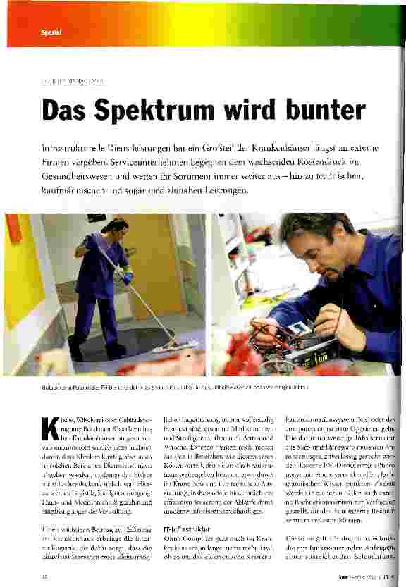Vorschauseite 1: Das Spektrum wird bunter