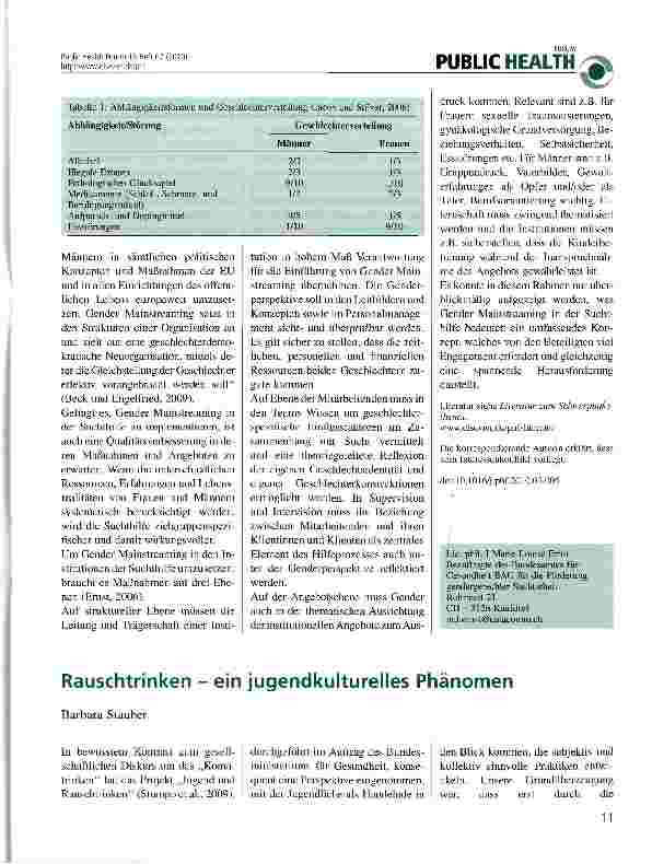 Vorschauseite 1: Rauschtrinken - ein jugendkulturelles Phänomen