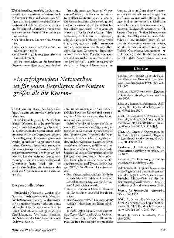 Vorschauseite 3: Innovationen durchsetzen Das Konzept der Regional-Governance in der Sozialen Arbeit