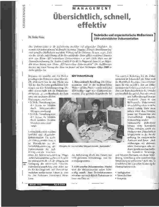 Vorschauseite 1: Übersichtlich, schnell, effektiv