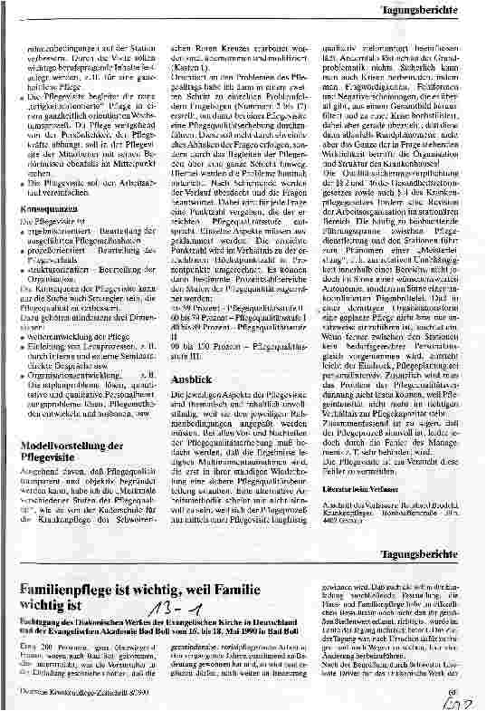 Vorschauseite 5: Die Pflegevisiste als Voraussetzung für die Einführung des Pflegeprozesses