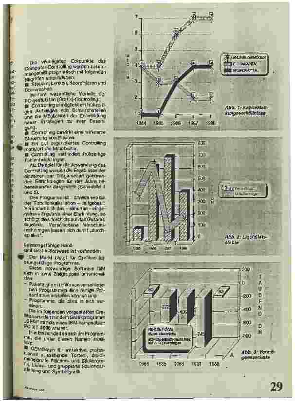 Vorschauseite 2: Personalcomputer: Grafik-Bilanzanalyse