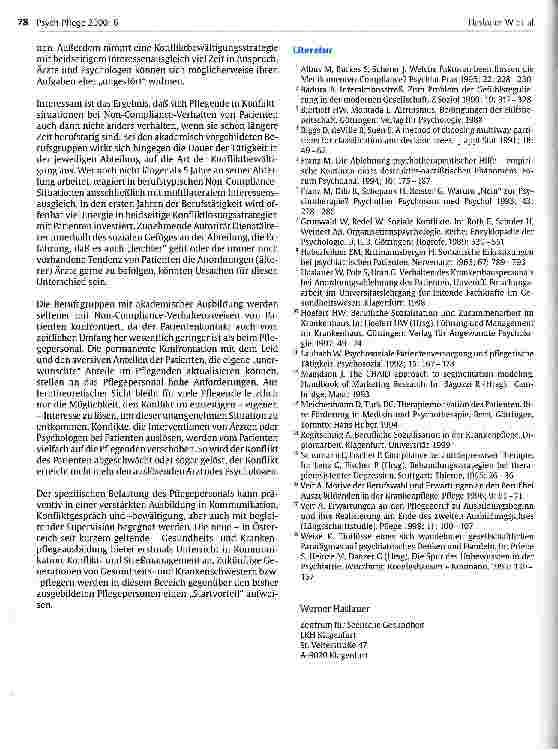 Vorschauseite 5: Konflikte mit Patienten - Wie lösen Ärzte, Psychologen und Pfleger Non-Compliance-Situationen mit Patienten?