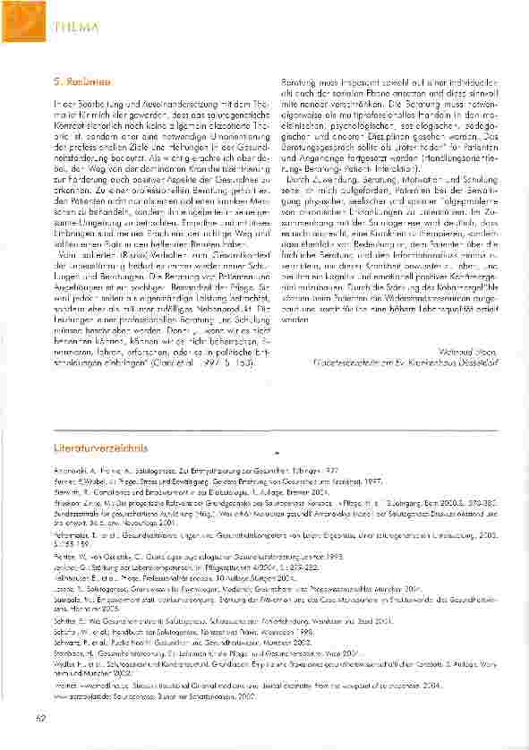Vorschauseite 5: Von der Krankenheilung zur vorbeugenden Orientierung