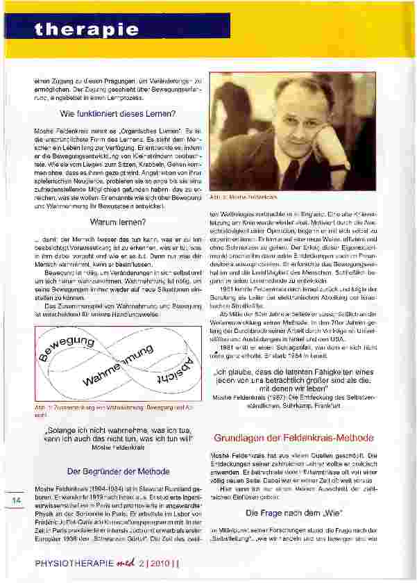 Vorschauseite 2: Die Feidenkrais-Methode