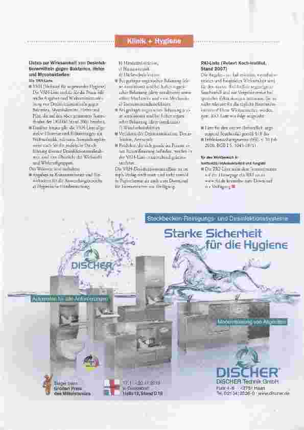 Vorschauseite 4: Desinfektionsmaßnahmen gezielt steuern