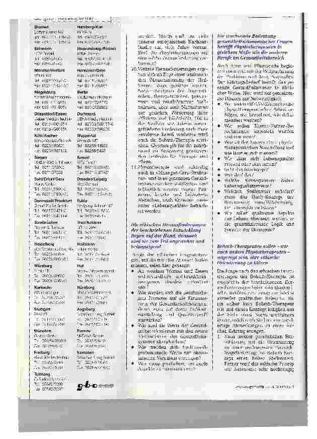 Vorschauseite 3: Ethos - Qualität - KostenBobath-Therapeuten im Spannungsfeld zwischen Gesundheitsökonomie, fachlicher Qualität, ethischer Haltung und gesellschaftlichen Werten