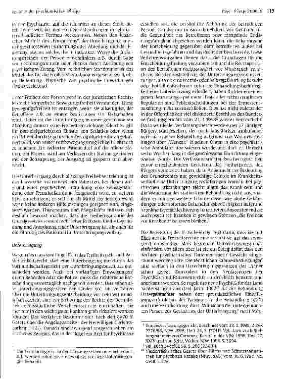 Vorschauseite 4: Recht in der psychiatrischen Pflege Teil 1