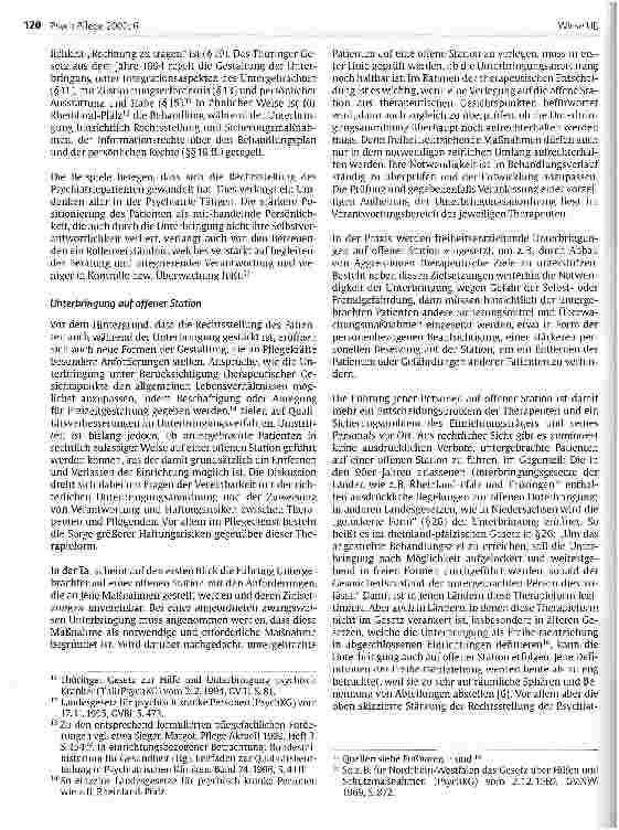 Vorschauseite 5: Recht in der psychiatrischen Pflege Teil 1
