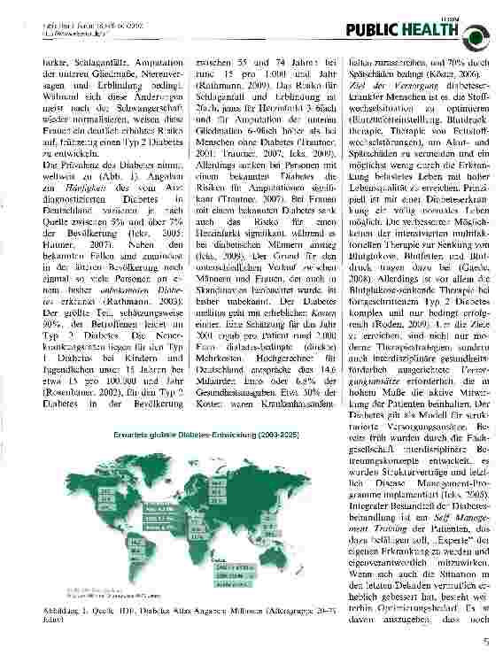 Vorschauseite 2: Diabetes mellitus in Deutschland
