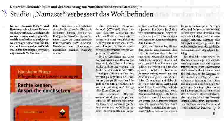 Vorschauseite 1: Studie: „Namaste verbessert das Wohlbefinden
