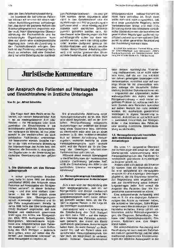 Vorschauseite 3: Ausbildungskosten in der Krankenpflege