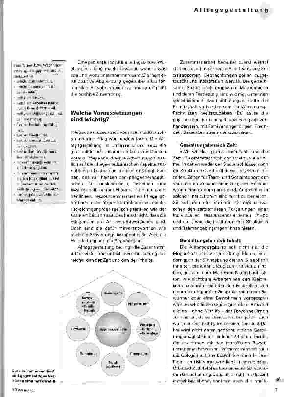 Vorschauseite 2: Alltagsgestaltung im Heim