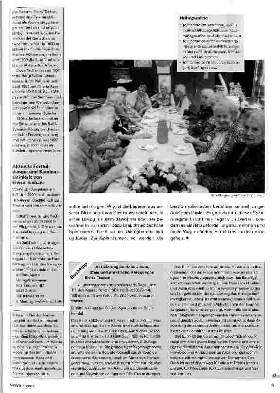 Vorschauseite 4: Alltagsgestaltung im Heim