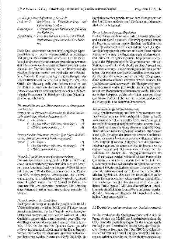 Vorschauseite 3: Entwicklung und Umsetzung eines Qualitätskonzeptes mit zentralen und dezentralen Aspekten