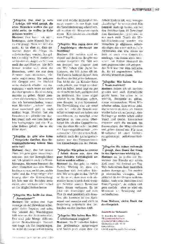 Vorschauseite 2: Es ist jetzt viel lebendiger bei uns