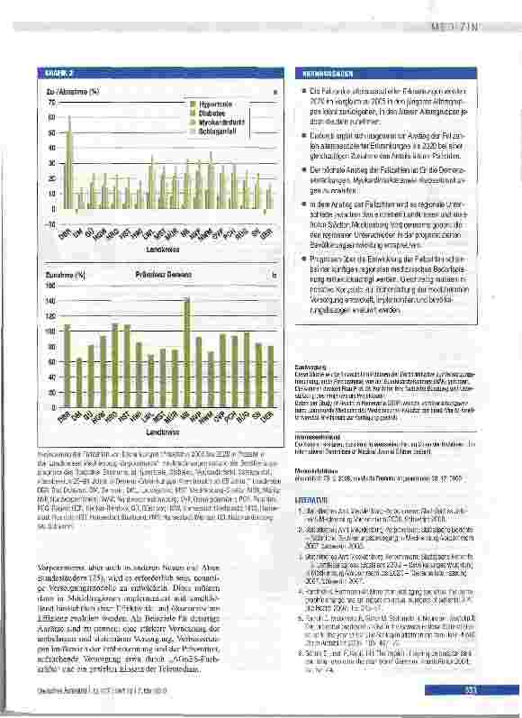 Vorschauseite 6: Versorgungsepidemiologische Auswirkungen des demografischen Wandels in Mecklenburg-Vorpommern