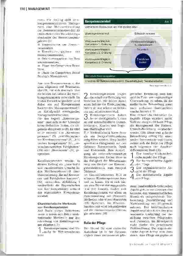 Vorschauseite 2: Pflegerische Kernkompetenz von Krankenhäusern