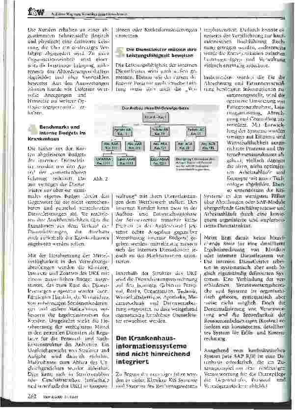Vorschauseite 3: Auf dem Weg vom Verwalter zum Dienstleister Das Universitätskrankenhaus Eppendorf stellt sich dem Wettbewerb