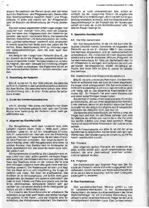 Vorschauseite 2: Protokoll einer 24stündigen Examenswache bei einer psychisch Kranken