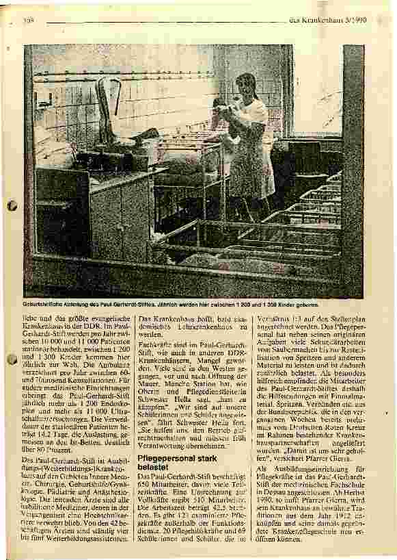 Vorschauseite 3: Das Paul-Gerhardt-Stift in Wittenberg Krankenhäuser in Deutschland