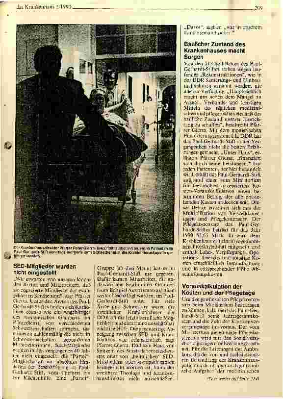 Vorschauseite 4: Das Paul-Gerhardt-Stift in Wittenberg Krankenhäuser in Deutschland