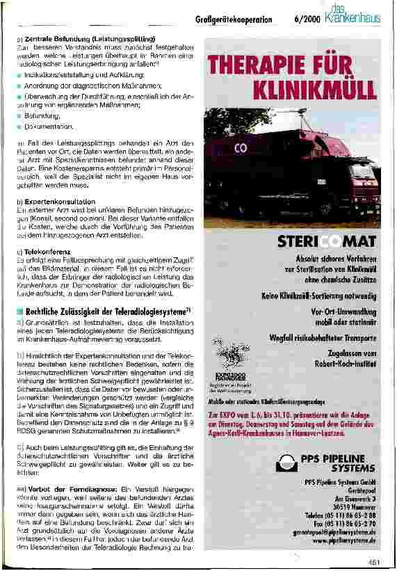 Vorschauseite 3: Großgerätekooperationen zwischen Krankenhäusern und Dritten Motive, Chancen, Möglichkeiten und rechtliche Risiken