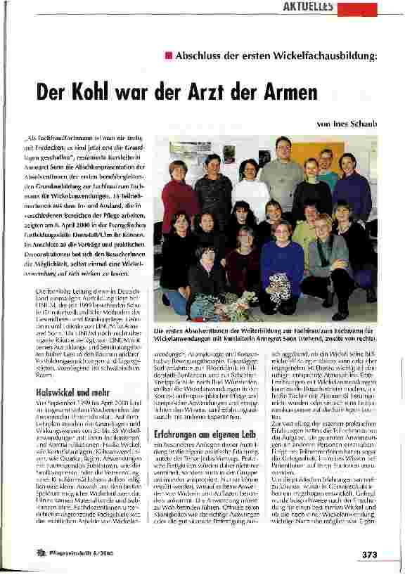 Vorschauseite 1: Der Kohl war der Arzt der Armen