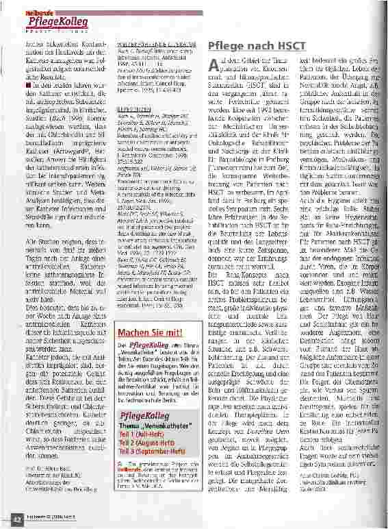 Vorschauseite 3: Venenkatheter Katheterassoziierte Infektionen