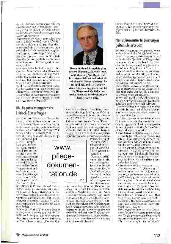 Vorschauseite 2: Fehlbelegung ist mangelnde Dokumentation! Die Bedeutung der Pflegedokumentation
