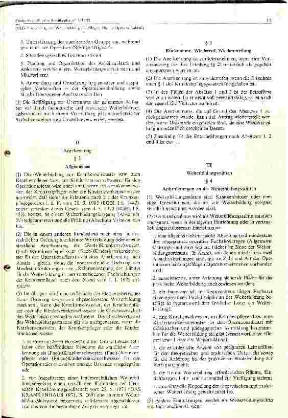 Vorschauseite 2: DKG Empfehlung zur Weiterbildung für Pflegekräfte im Operationsdienst Empfehlung
