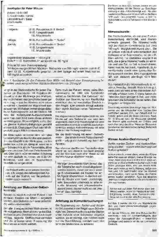 Vorschauseite 2: Pflegeschwerpunkte bei Diabetes mellitus im Kinderund Jugendalter