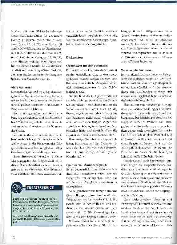 Vorschauseite 5: Verbesserung der Gehfähigkeit nach Schlaganfall