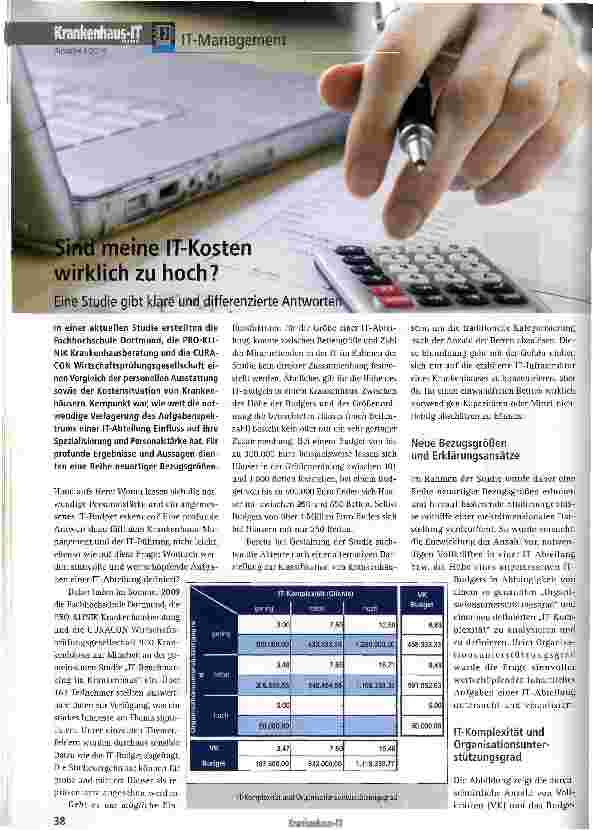 Vorschauseite 1: Sind meine IT-Kosten wirklich hoch?