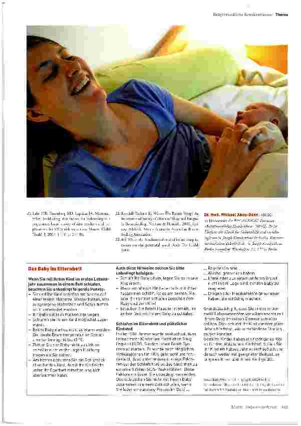 Vorschauseite 4: Babyschlaf und SIDS