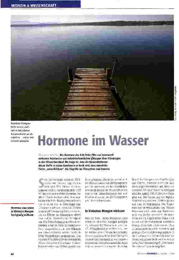 Vorschauseite 1: Hormone im Wasser