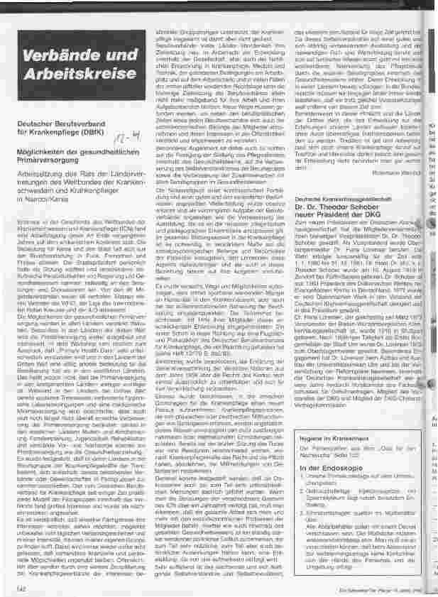 Vorschauseite 1: Möglichkeiten der gesundheitlichen Primärversorgung. Deutscher Berufsverband für Krankenpflege (DBfK)